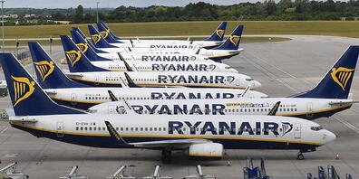 Ryanair fliegt Riesenverlust ein (Symbolbild)