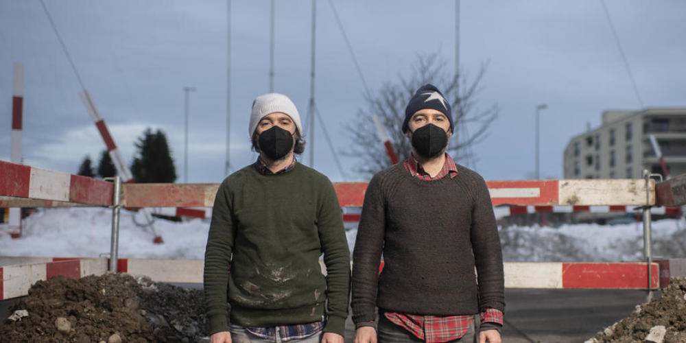 Fondation Riklin heisst das Museum der Konzeptkünstler Frank und Patrik Riklin, für das am Montag die Grabarbeiten begannen. Ihre Kunstwerke sollen das Fundament legen für das Zusammenleben im neuen Stadtquartier Zwhatt im Zürcherischen Regensdorf.