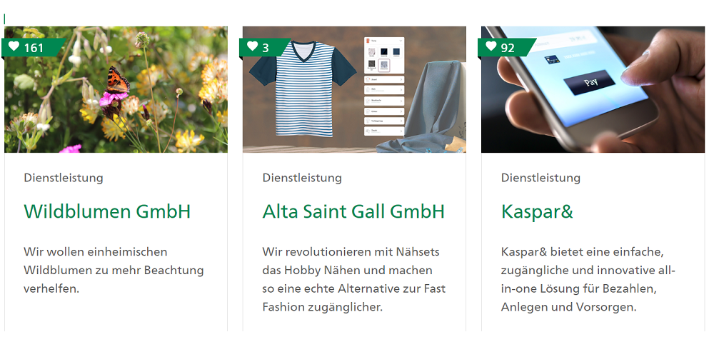 Drei von 23 Kandidaten für den Publikumspreis: jetzt abstimmen!