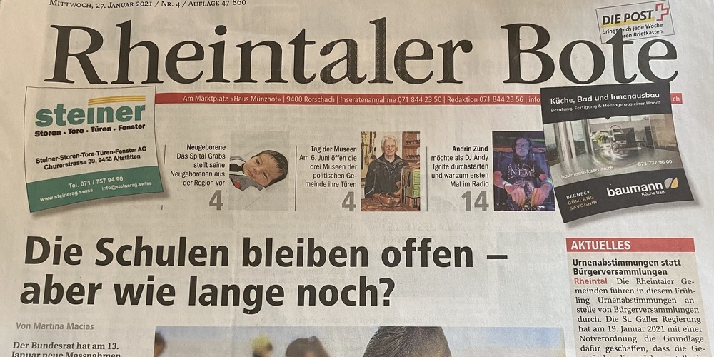 Der Kopf der aktuellen Ausgabe. Bild: nas