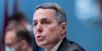 Bundesrat Ignazio Cassis sieht seine Rolle in der Corona-Pandemie vor allem darin, im Hintergrund die  Kontakte mit den Nachbarländern zu koordinieren. (Archivbild)