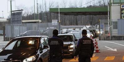 Am Grenzübergang von Gaggiolo im Südtessin (Archivbild vom März 2020).