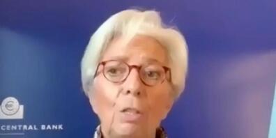 Die Präsidentin der Europäischen Zentralbank, Christine Lagarde, rechnet trotz aller Unwägbarkeiten in der zweiten Jahreshälfte mit einer Erholung der Volkswirtschaft. (Archivbild)