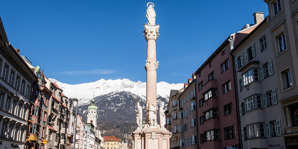 Inklusive seiner Hauptstadt Innsbruck: Für Tirol gilt aufgrund der als brisant eingeschätzten Corona-Lage eine Reisewarnung. Foto: Expa/Erich Spiess/APA/dpa