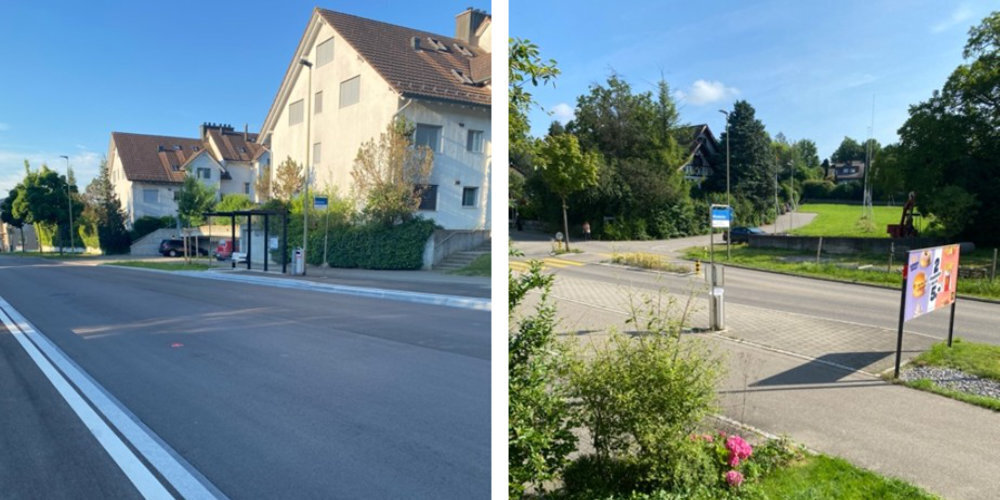 Warum hat es nur auf einer Seite ein Wartehäuschen? Das fragt sich Markus Moser aus Bertschikon.