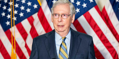ARCHIV - Mitch McConnell, Republikaner und damaliger Mehrheitsführer des US-Senats, spricht während einer Pressekonferenz auf dem Capitol Hill über die Führung des Senate Republican Caucus. Foto: Michael Brochstein/ZUMA Wire/dpa
