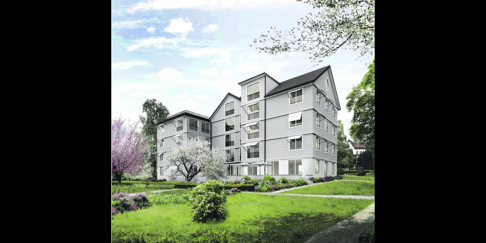 Visualisierung des geplanten Neubaus auf dem Gottardstall-Areal.