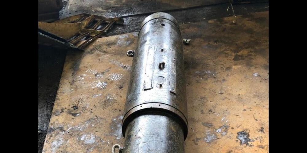 Diese 450 Kilogramm schwere Fliegersprengbombe wurde in Schaffhausen als Schrott in einen Recycling-Hof angeliefert. Woher sie stammt, ist unklar.