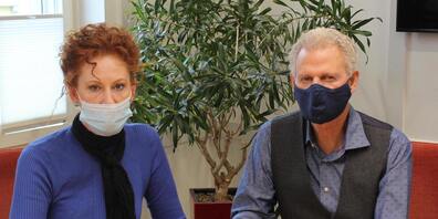 Kurt Sieber hat die Leitung des Steueramts Rebstein an Regina Tognoni übergeben (Bild: gk)