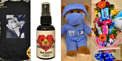 Ob T-Shirts, Teddybären oder Blumensträusse: Corona breitet sich auch am Valentinstag aus.