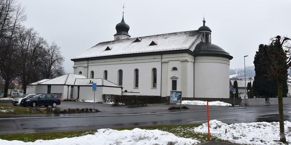 Darf vorläufig noch nicht von einem Ausländer geführt werden: die Kirchgemeinde Galgenen.