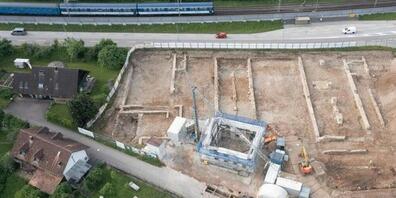 Die Grossgrabung der Kantonsarchäologie Aargau hat in Gebenstorf AG neue Erkenntnisse zu römischen Ruinen gebracht. Auf dem Gelände entsteht nun eine Grossüberbauung mit Tiefgarage.