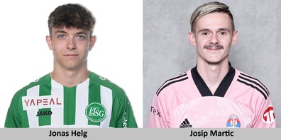 Neu im 2. Liga interregional-Kader des FC Uzwil: Aussenverteidiger Jonas Helg und Goalie Josip Martic.