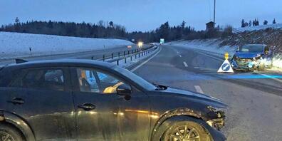 Bei einer Kollision auf der Autobahn A1 bei Sirnach TG ist am Samstagmorgen eine Autofahrerin verletzt worden.