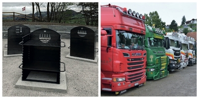 Grillstelle beim Rastplatz Chrüz und 9. Truckerchilbi vom 22. bis 24. August 2025.