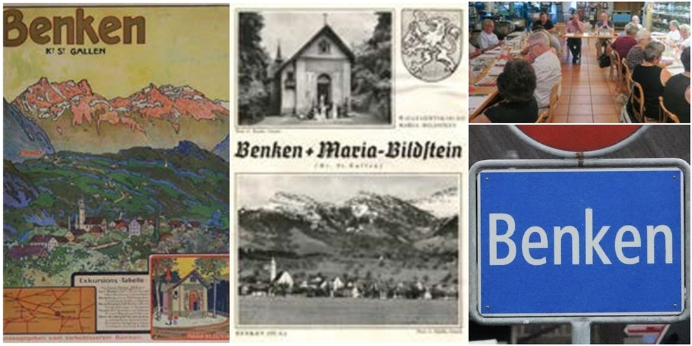 Tourismusplakat von 1908 …  zur Förderung  des Fremdenbesuchs (l.), Neben einem Bildsteinfilm befasste sich der Verein eingehend mit Werbeprospekten (m.). Am 25. Juni 2025 beschloss die GV die Auflösung des VVB, der das Dorfbild massgeblich mitprägte. (o.r.). 