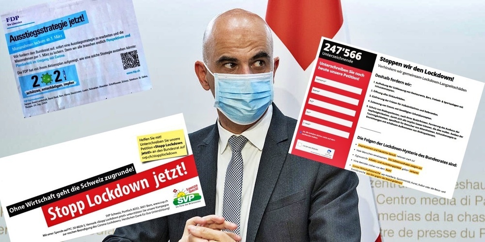 Bundesrat Alain Berset kommt bei der Bevölkerung immer mehr unter Druck.
