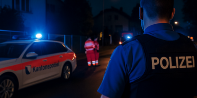 Einsatz der Kapo in Hettlingen bei Winterthur
