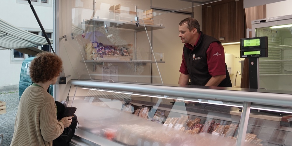 Die Buure Metzg Metzger aus Nesslau ist neu am Freitagsmarkt in Rapperswil.