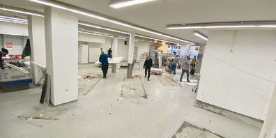 Der Städtli-Markt Maienfeld wurde in den letzten Wochen mit grosser Unterstützung der Genossenschafter,  der Einheimischen und der Männerriege Maienfeld umgebaut. (Fotos: A. Wirtz)