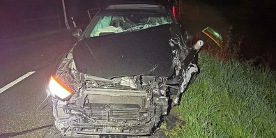 Der Autofahrer wurde nicht verletzt.