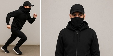 Phantombild aufgrund der Beschreibung.