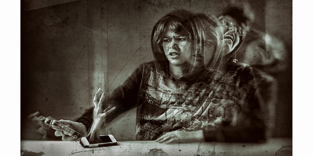 Das Bild, das es auf das Siegerpodest schaffte. Paula Schwarz möchte das Gefühl aufzeigen, komplett neben sich zu stehen. (Bild: Paula Schwarz)