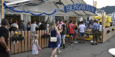 Auch wenn das Wetter den Anschein macht: Es ist noch nicht Oktoberfestzeit. Aber Chilbi-Zeit. In Schindellegi. 