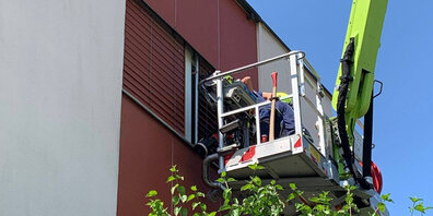 Die Feuerwehr Wetzikon-Seegräben rettete eine eingeklemmte Katze.