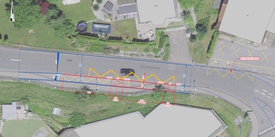 Die südliche Haltekante der Uzner Bushaltestelle «Uznabergstrasse» soll verlegt und ausgebaut werden, die nördliche Haltekante ersatzlos entfallen.