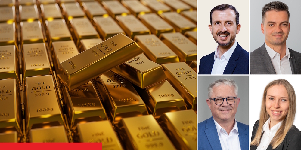 Ihre lokalen Expertinnen und Experten beraten Sie kompetent und ganzheitlich: Serdar Gülseker (Raiffeisenbank Rapperswil-Jona), Thomas Bitschnau (Raiffeisenbank am Ricken), Sean Streuli (Raiffeisenbank Schänis-Amden) und Janine Jud (Raiffeisenbank Benken).