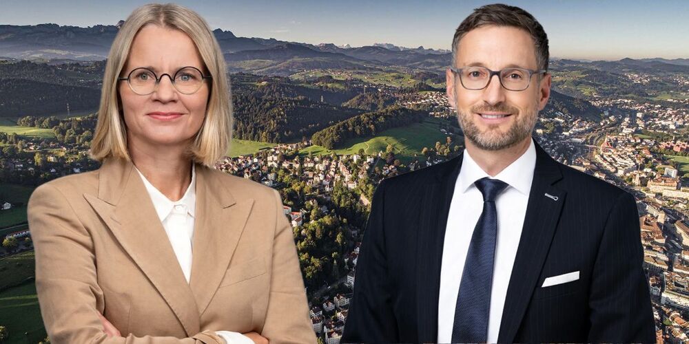Barbara Reifler, Kommandantin der Kantonspolizei, und Fabian Kühner, Kommandant der Stadtpolizei