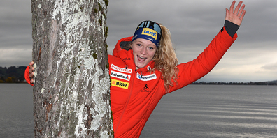 Amy Baserga freut sich auf die Juniorinnen-WM, ist aber auch froh, wenn die Saison danach vorbei ist.