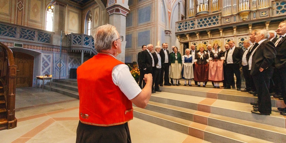 Die Proben finden jeweils am Dienstagabend von 19.30 bis 21.30 Uhr statt