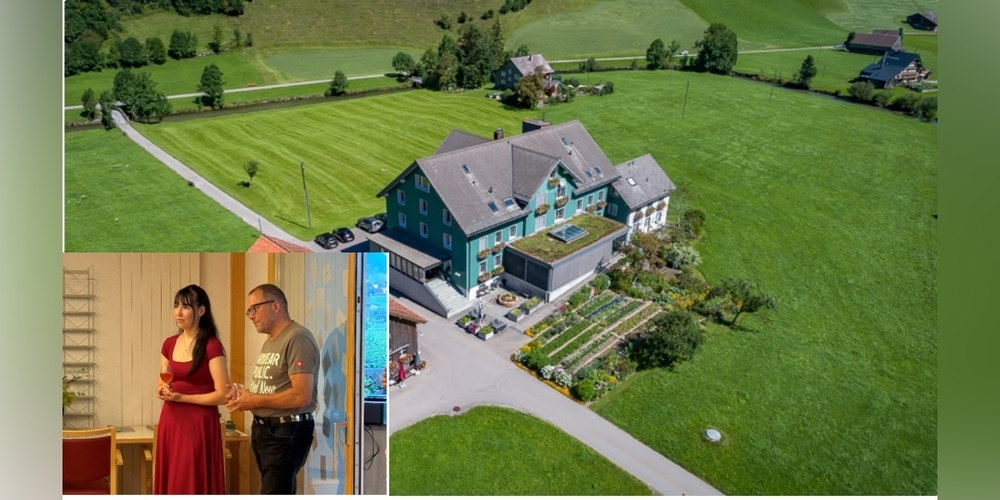 Sarah Feiss gemeinsam mit ihrem Vater, Köbi Feiss (links)