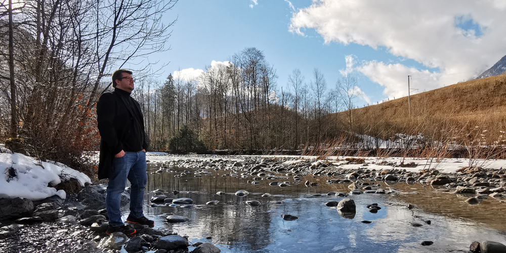 Markus Stadelmann ist gebürtiger Glarner. So war es naheliegend, sein Solo-Projekt nach dem Fluss im Kanton Glarus zu benennen. So entstand das Projekt Linther. Bild Linther