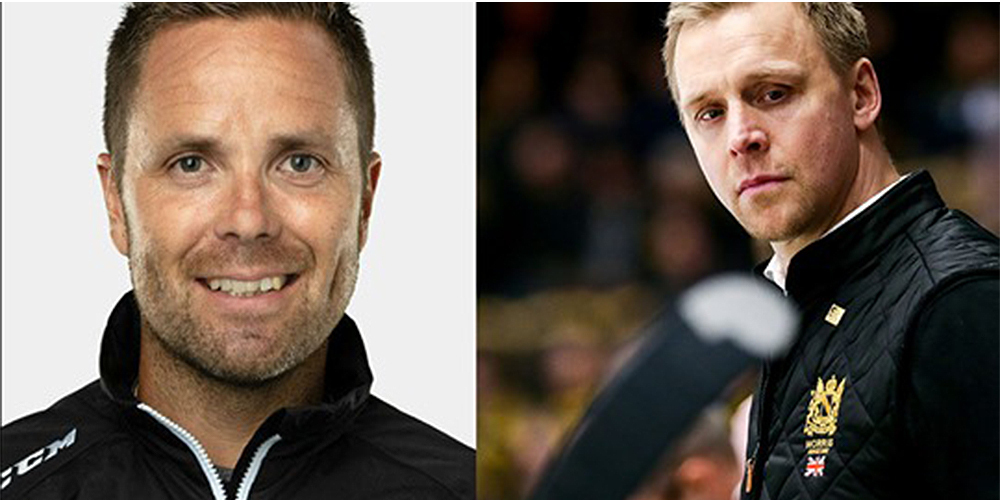Stefan Hedlund (l.) wird neuer Lakers-Trainer, Bert Robertsson sein Assistent. (Pressebild)