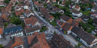 Einweihung der aufgewerteten Märktgass in  Rafz am 1. August