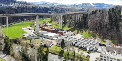 Das Filtrox-Areal liegt im Sittertobel zwischen St.Gallen und Gaiserwald