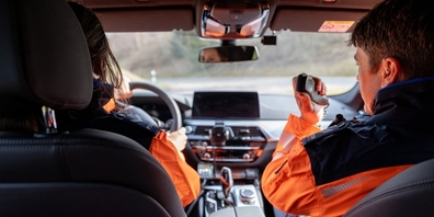 Nach dem Unfall war die Kapo SG mit zahlreichen Verkehrsverstössen konfrontiert. (Symbolbild)