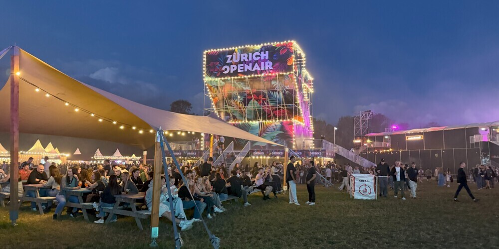 Bunte Festivalstimmung beim ersten Wochenende des Zürich Openair.