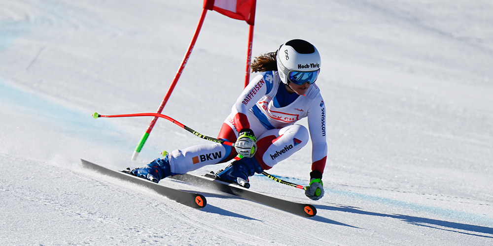 Livia Rossi holte sich hinter Juliana Suter diese Woche am Arlberg in der Abfahrt den Podestplatz.