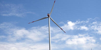 Die Axpo will im Kanton St. Gallen einen Windpark mit sieben Anlagen realisieren. (Symbolbild)