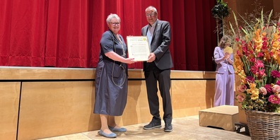 Brigitte Hollenstein-Gemperle wird für ihr jahrzehntelanges Engagement mit dem Gossauer Preis 2025 geehrt.