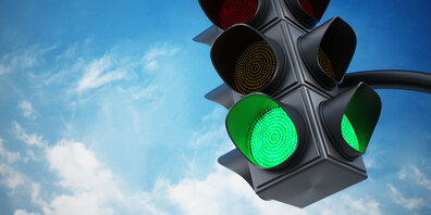 Einer der beiden verunfallten Verkehrsteilnehmer hat in Wirklichkeit wohl rot gesehen