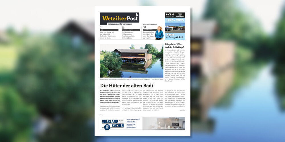 Wetziker Post Nr. 12 vom 29. August 2025