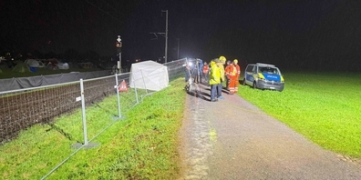 Die Unfallstelle befindet sich in der Nähe des Campingplatzes fürs ESAF.