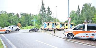 Die Unfallstelle.