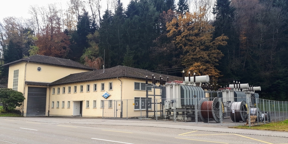 St.Gallisch-Appenzellische Kraftwerke AG in Heerbrugg im St.Galler Rheintal. (Archivbild)