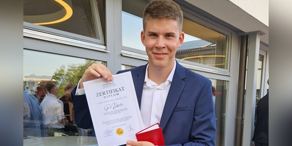 Lehre erfolgreich absolviert: Geri Hofstetter.